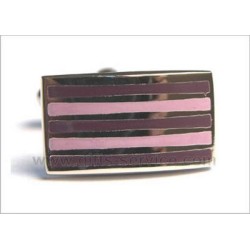 Lined Enamel Cuff Buttons