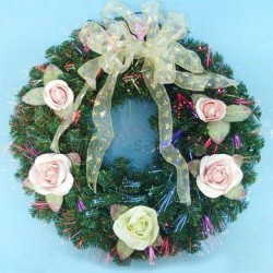 Fiber Optic Wreaths