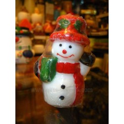 Christmas Snowman Candles