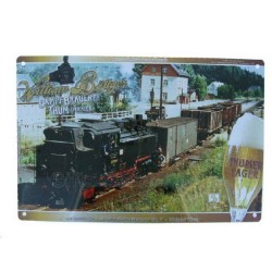 Placă publicitară de tablă