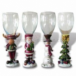 Dekorativní vánoční sklenice