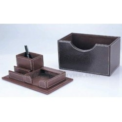 Leather Pen Container