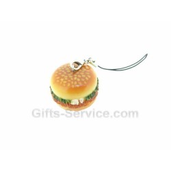 Hamburger Phone Chain