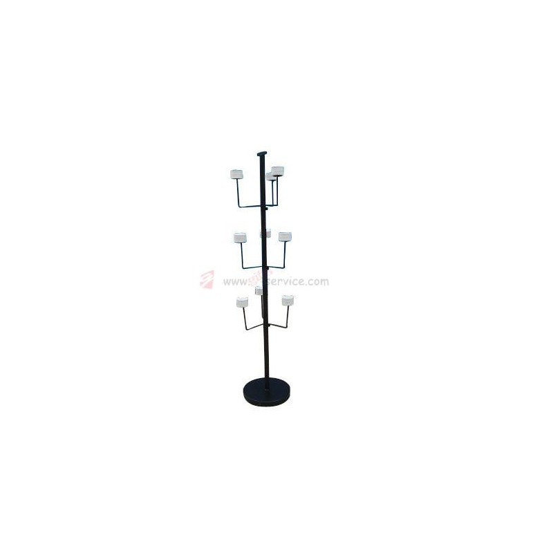 Rotating stand for displaying goods