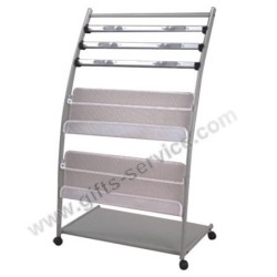 Portable newspaper stand