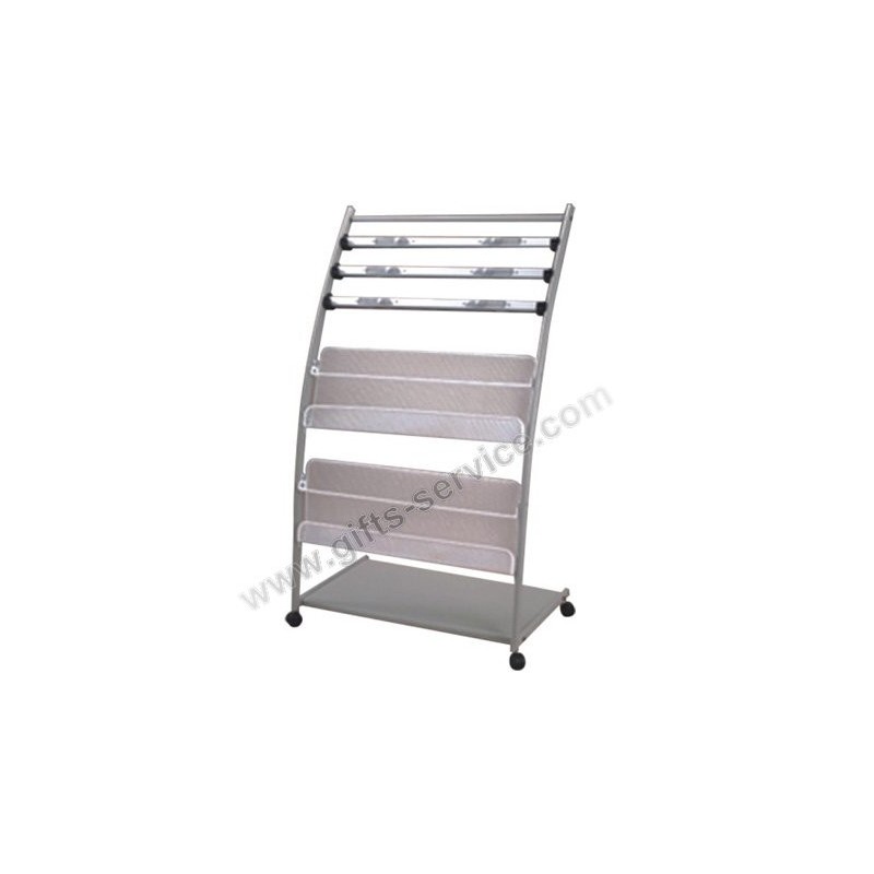 Portable newspaper stand