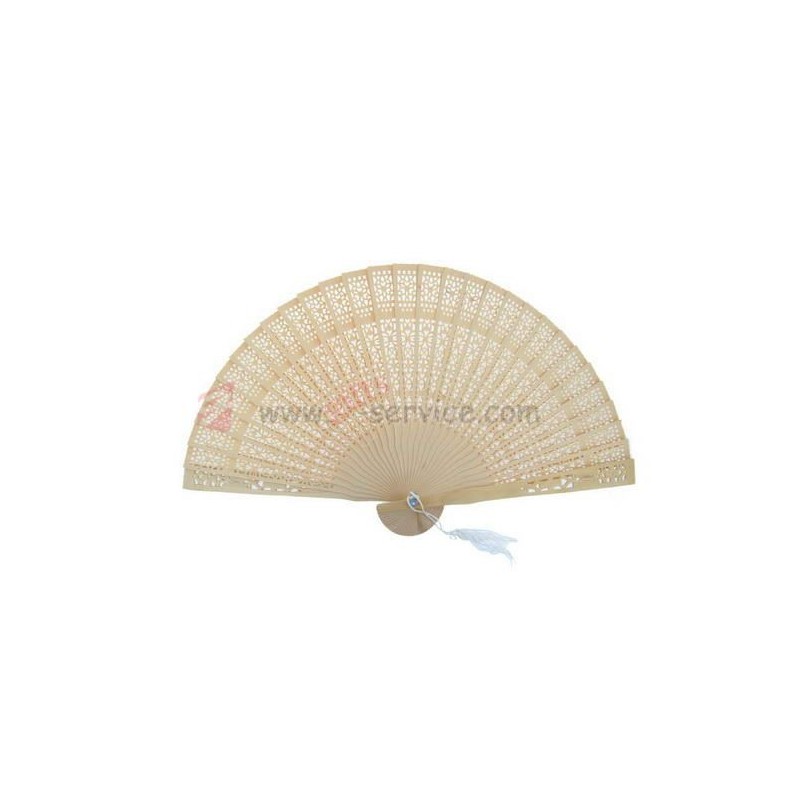 Wood Wedding Fans