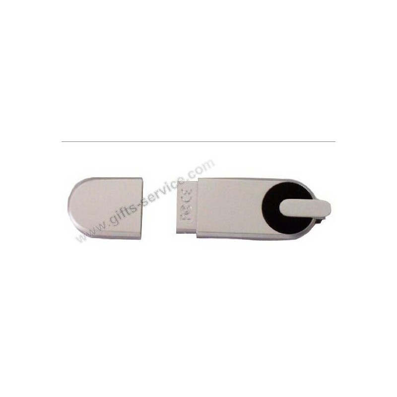Stříbrný USB flash disk