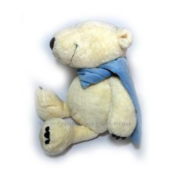 Drăguț urs polar cu eșarfă
