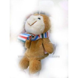 Plush Monkey Ornament