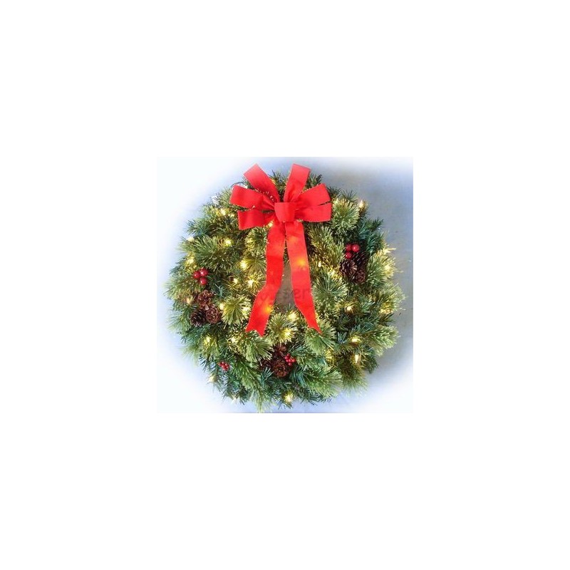 Decorated Christmas Wreath