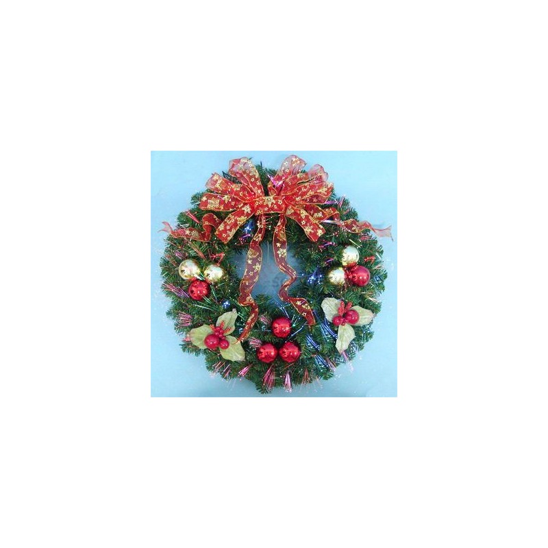 Christmas Lighted Wreaths