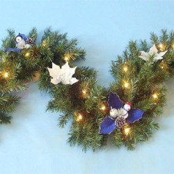 Lighted Christmas Garland