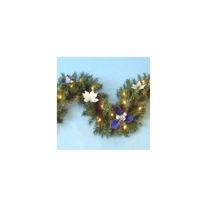 Weihnachtsgirlanden mit Beleuchtung
