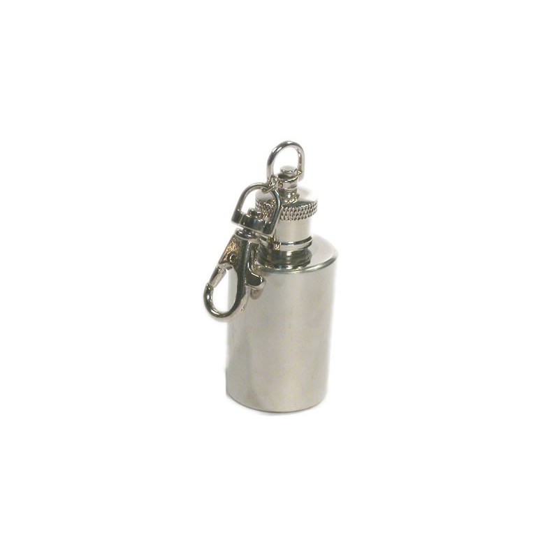 The bottle had a shiny handle