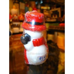 Christmas Snowman Candles