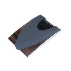 Business card case - glossy with gray cover