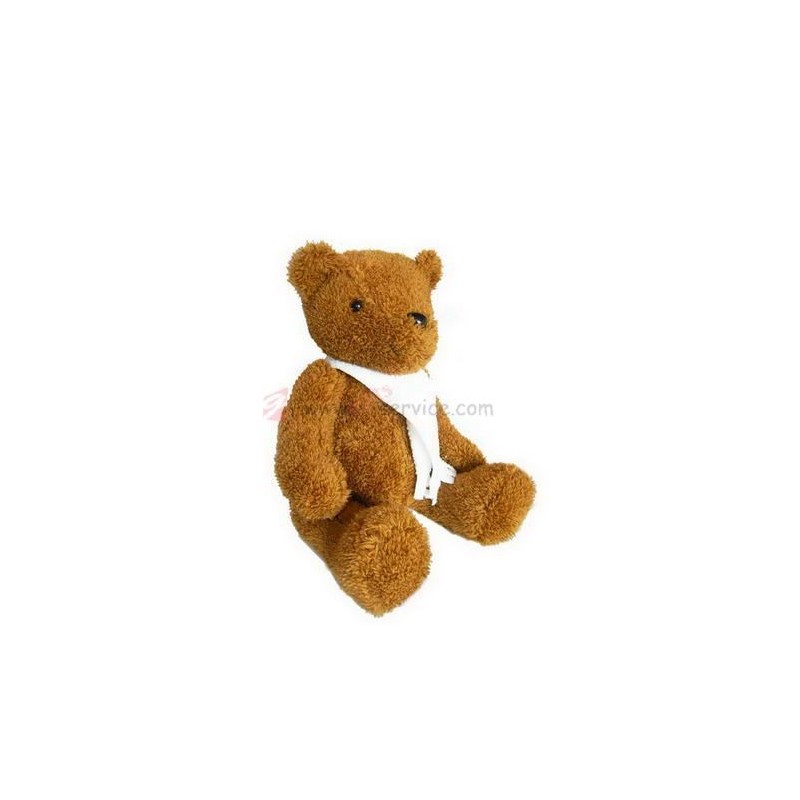 Luxuriöser Teddybär mit Schal
