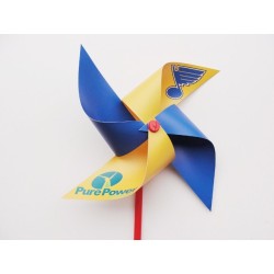 Werbe-Windrad aus Kunststoff mit Logo