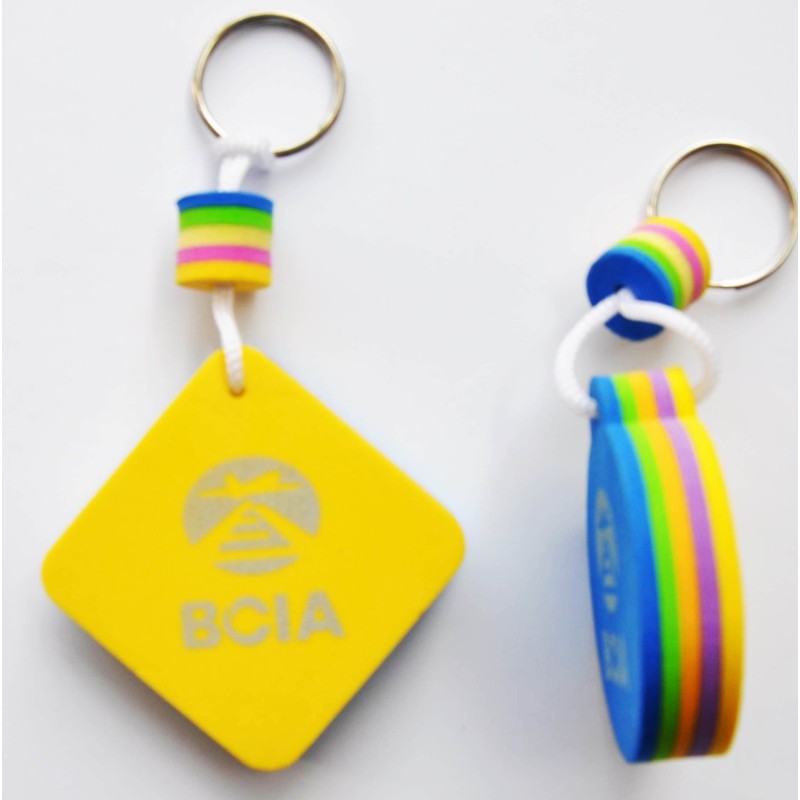 EVA plávajúce kľúčenky s brandingom