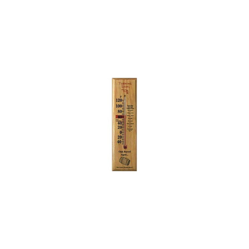 Werbung für Holzthermometer