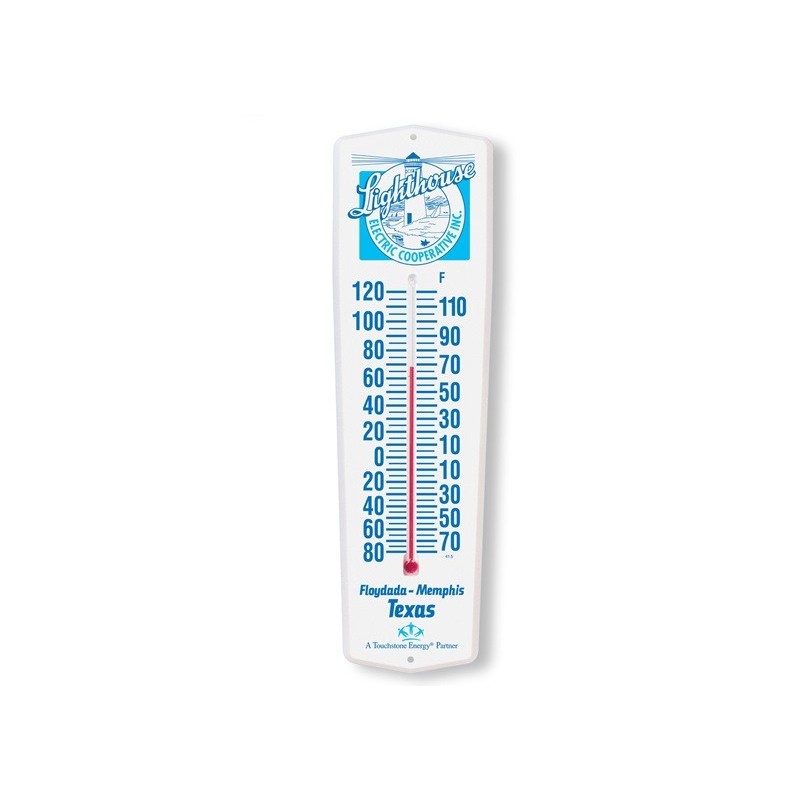 Kunststoffthermometer mit Aufdruck