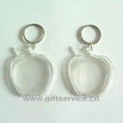 Transparent Plastic Keyrings