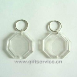 Transparent key chains