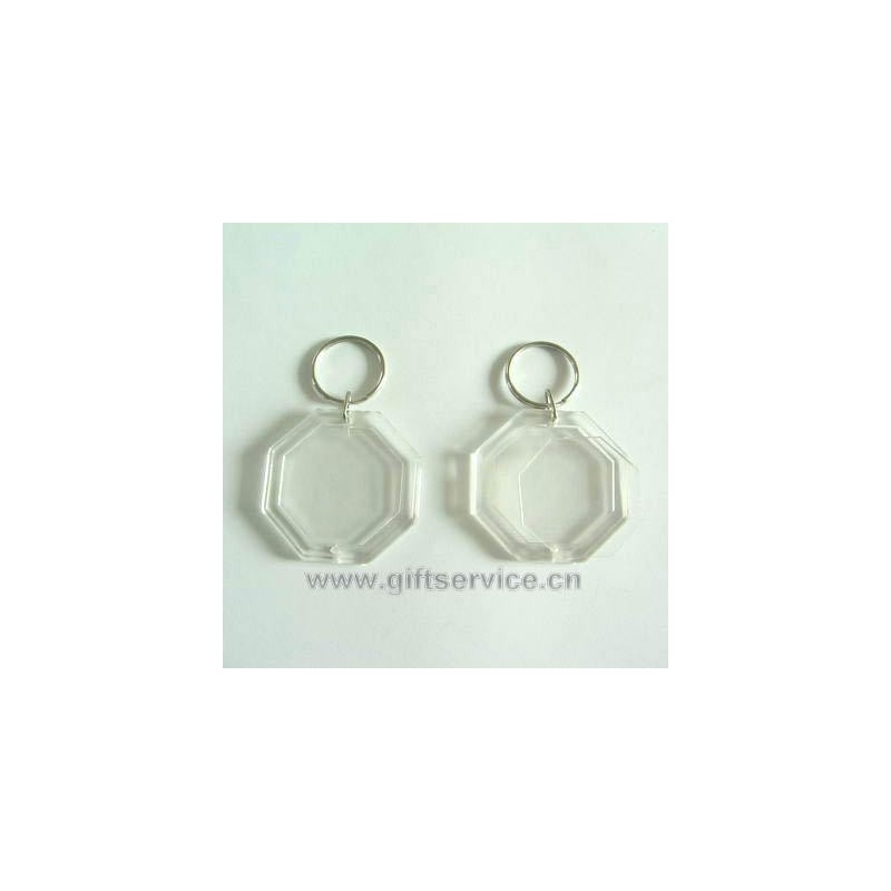 Priehľadné prívesky na kľúče