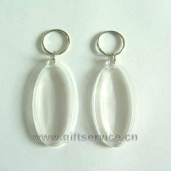 Keychains made of crystal glass