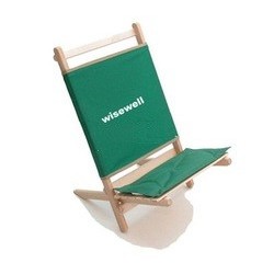Advertising folding seat printed
