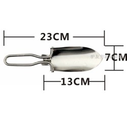 Promo reklamní nerezová lopatka outdoorova