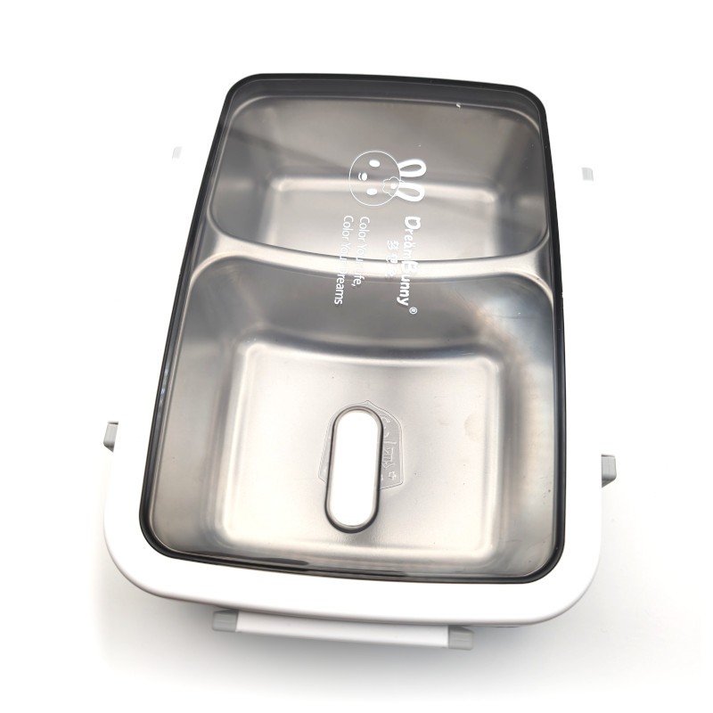 Firmenlebensmittelbox aus Metall mit Logo