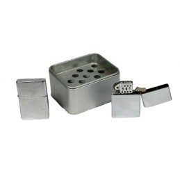 Gift advertising petrol lighter - set