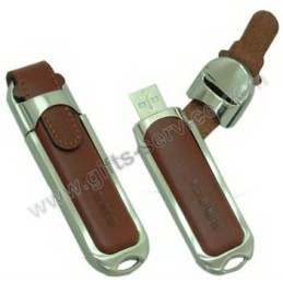 Kožený firemní dárkové USB flash disky na zakázku