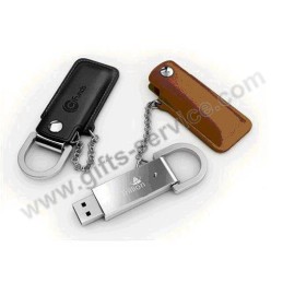 Kožený firemní dárkové USB flash disky na zakázku
