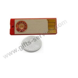 Plastični promocijski ključek USB, zaščiten po meri