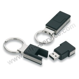 Plastični promocijski ključek USB, zaščiten po meri
