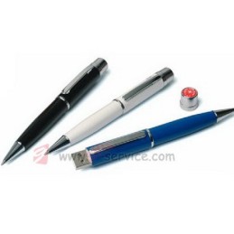 Firemní dárkové nerezové pero s USB flash diskem na zakázku