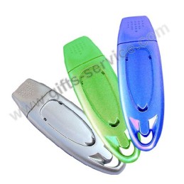 Plastični promocijski ključek USB, zaščiten po meri