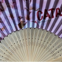 custom made gift advertising promotional fan