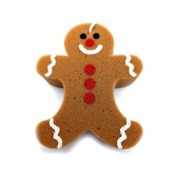 Gingerbread Man Shaped Keychain
