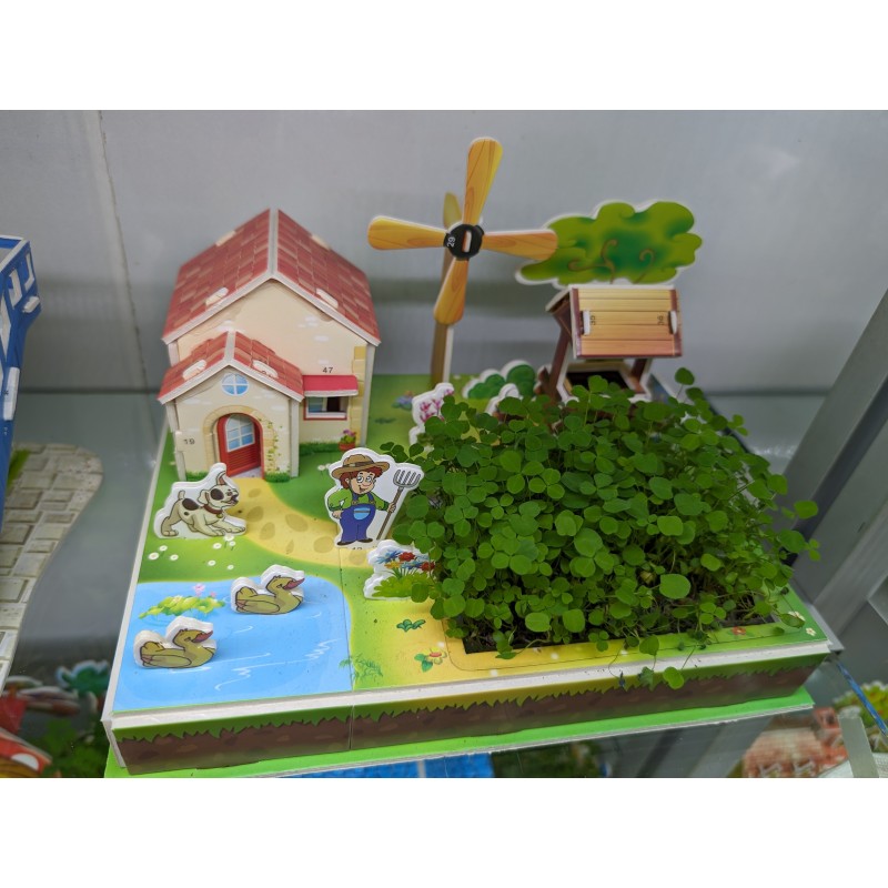3D Eco puzzle z vrtom na debelo