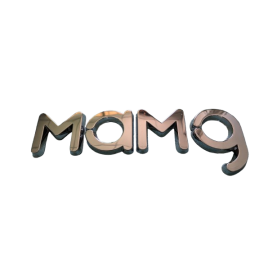 3D kovová nálepka Importer
