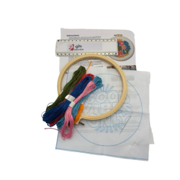 Custom made DIY embroidery kit