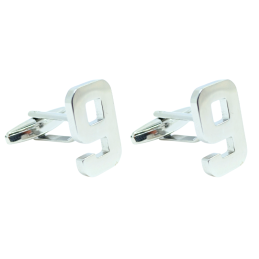 Metal Number Cufflinks – Custom Numbers (9)