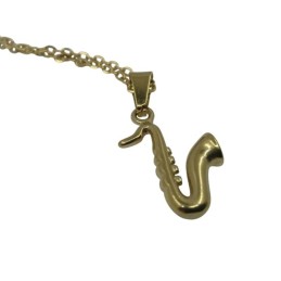 Gold Saxophone Necklace – Music Event Promotional Gift