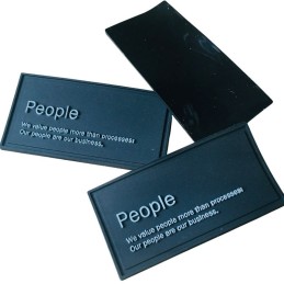 Custom Corporate Plaques – Office Branding & Company Value Display