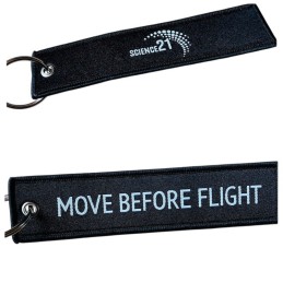 Fabric Keychain Tag – Aviation Style Branding & Promotional Accessory
