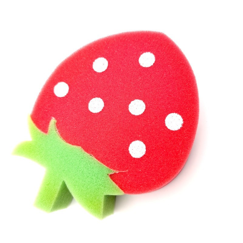 Strawberry Cleaning Sponge – Retail Promotion & Consumer Brand Engagement Tool